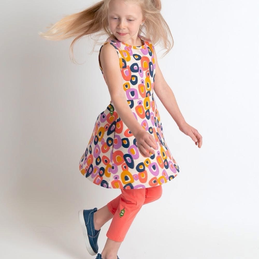 5/$50+FS [4T] Colorful Patterned Kids Dress